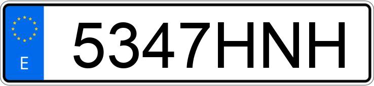 Numer rejestracyjny 5347HNH posiada RENAULT CLIO