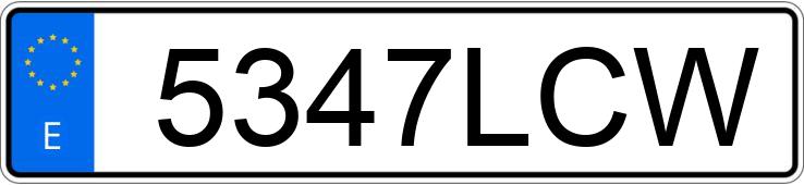 Numer rejestracyjny 5347LCW posiada MERCEDES GLA (156)