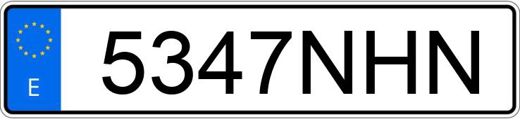 Numer rejestracyjny 5347NHN posiada MERCEDES A (177)