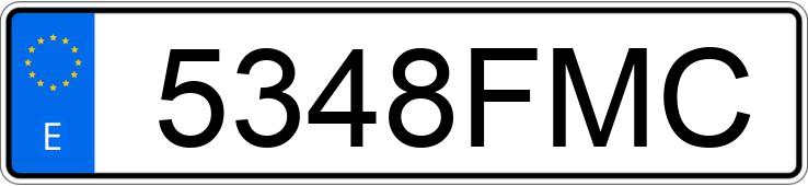 Numer rejestracyjny 5348FMC posiada FIAT DUCATO