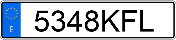 Numer rejestracyjny 5348KFL posiada PEUGEOT 2008