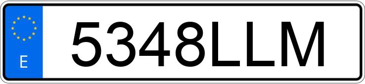 Numer rejestracyjny 5348LLM posiada AUDI Q7