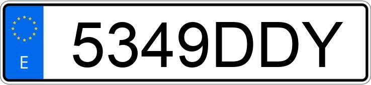 Numer rejestracyjny 5349DDY posiada BMW SERIE 5 Numer rejestracyjny 5349DDY posiada BMW SERIE 5