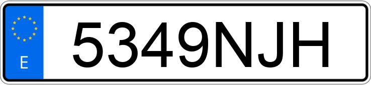 Numer rejestracyjny 5349NJH posiada SEAT ARONA