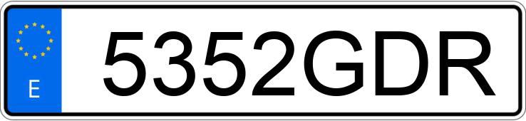 Numer rejestracyjny 5352GDR posiada BMW SERIE 3 Numer rejestracyjny 5352GDR posiada BMW SERIE 3