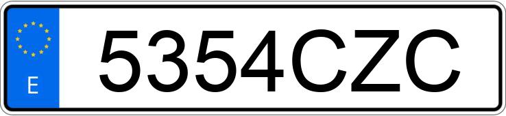 Numer rejestracyjny 5354CZC posiada OPEL CORSA Numer rejestracyjny 5354CZC posiada OPEL CORSA