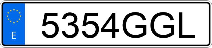 Numer rejestracyjny 5354GGL posiada FIAT BRAVO