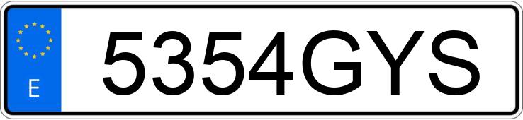 Numer rejestracyjny 5354GYS posiada BMW X1