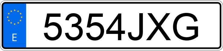 Numer rejestracyjny 5354JXG posiada NISSAN QASHQAI