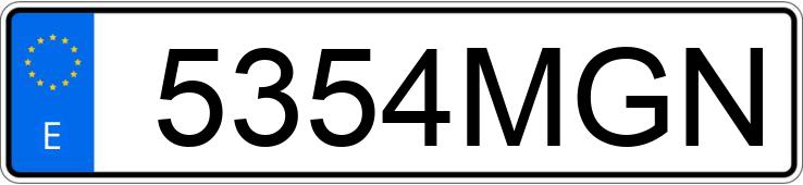 Numer rejestracyjny 5354MGN posiada OPEL CORSA