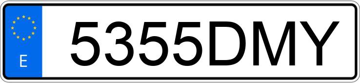 Numer rejestracyjny 5355DMY posiada MERCEDES VIANO Numer rejestracyjny 5355DMY posiada MERCEDES VIANO