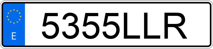 Numer rejestracyjny 5355LLR posiada SEAT ARONA