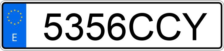 Numer rejestracyjny 5356CCY posiada BMW SERIE 5 Numer rejestracyjny 5356CCY posiada BMW SERIE 5