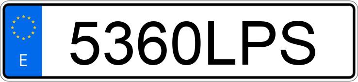 Numer rejestracyjny 5360LPS posiada SEAT ATECA