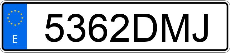 Numer rejestracyjny 5362DMJ posiada BMW SERIE 3 Numer rejestracyjny 5362DMJ posiada BMW SERIE 3