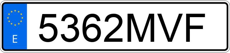 Numer rejestracyjny 5362MVF posiada LOTUS EMIRA Numer rejestracyjny 5362MVF posiada LOTUS EMIRA