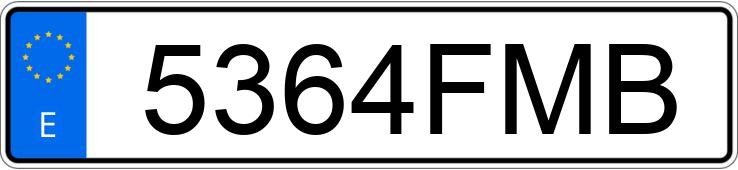 Numer rejestracyjny 5364FMB posiada PEUGEOT 407