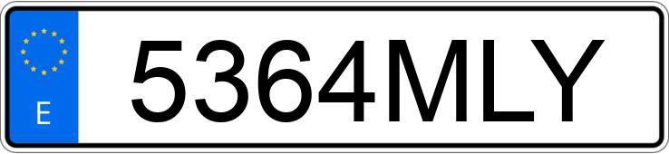 Numer rejestracyjny 5364MLY posiada CITROEN C3