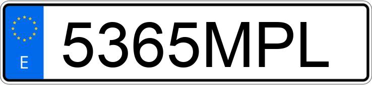 Numer rejestracyjny 5365MPL posiada YAMAHA T-MAX