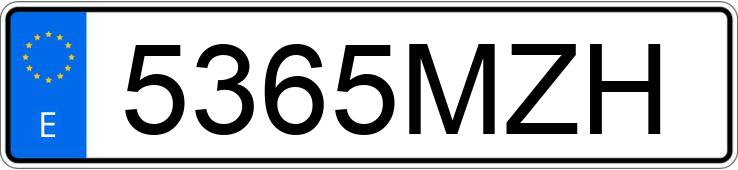 Numer rejestracyjny 5365MZH posiada LAND ROVER RANGE ROVER SPORT