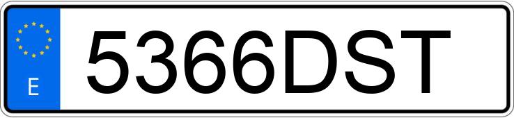 Numer rejestracyjny 5366DST posiada FORD FOCUS