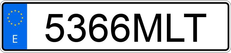 Numer rejestracyjny 5366MLT posiada MERCEDES GLA (247)