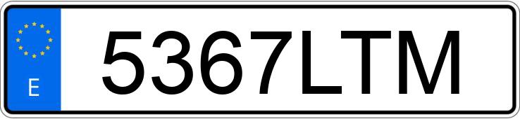 Numer rejestracyjny 5367LTM posiada HYUNDAI I20