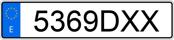 Numer rejestracyjny 5369DXX posiada PEUGEOT 307 Numer rejestracyjny 5369DXX posiada PEUGEOT 307