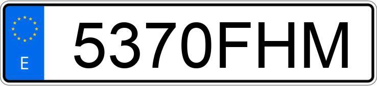 Numer rejestracyjny 5370FHM posiada RENAULT MEGANE Numer rejestracyjny 5370FHM posiada RENAULT MEGANE