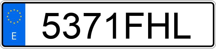 Numer rejestracyjny 5371FHL posiada RENAULT CLIO