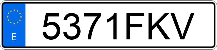 Numer rejestracyjny 5371FKV posiada CITROEN XSARA Numer rejestracyjny 5371FKV posiada CITROEN XSARA