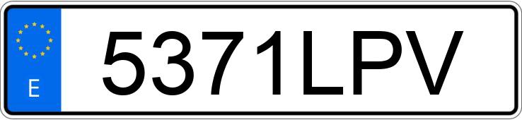 Numer rejestracyjny 5371LPV posiada AUDI Q3