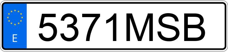 Numer rejestracyjny 5371MSB posiada CUPRA LEON Numer rejestracyjny 5371MSB posiada CUPRA LEON