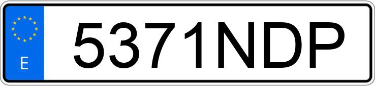 Numer rejestracyjny 5371NDP posiada NISSAN X-TRAIL