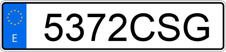 Numer rejestracyjny 5372CSG posiada SCANIA SERIE R