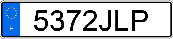 Numer rejestracyjny 5372JLP posiada DACIA LODGY