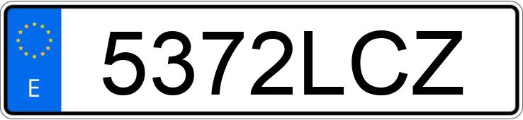 Numer rejestracyjny 5372LCZ posiada MERCEDES A (177)