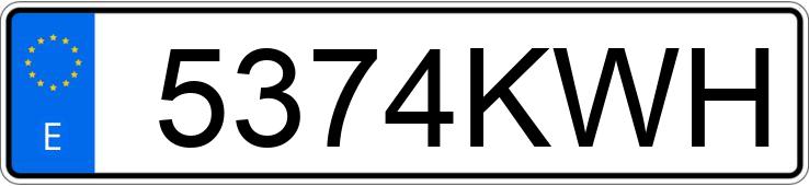 Numer rejestracyjny 5374KWH posiada CITROEN C3
