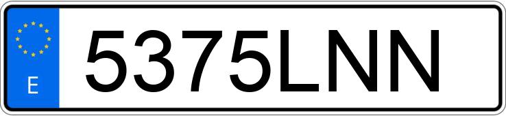 Numer rejestracyjny 5375LNN posiada MERCEDES GLC (253)