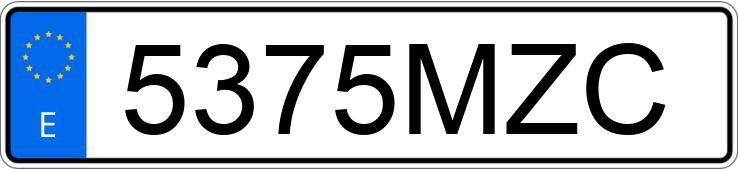 Numer rejestracyjny 5375MZC posiada MINI MINI