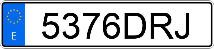 Numer rejestracyjny 5376DRJ posiada SKODA OCTAVIA Numer rejestracyjny 5376DRJ posiada SKODA OCTAVIA