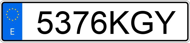 Numer rejestracyjny 5376KGY posiada KIA SPORTAGE Numer rejestracyjny 5376KGY posiada KIA SPORTAGE