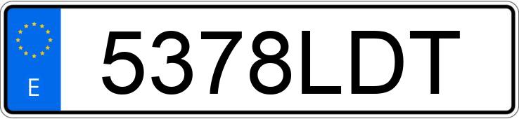 Numer rejestracyjny 5378LDT posiada SEAT LEON Numer rejestracyjny 5378LDT posiada SEAT LEON