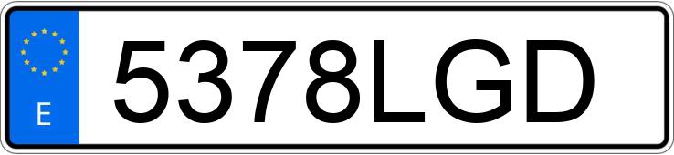 Numer rejestracyjny 5378LGD posiada SEAT LEON