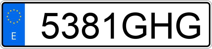 Numer rejestracyjny 5381GHG posiada MAZDA MAZDA6 Numer rejestracyjny 5381GHG posiada MAZDA MAZDA6