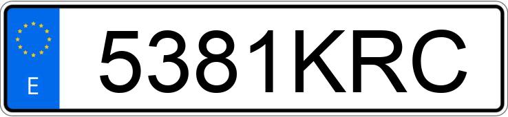 Numer rejestracyjny 5381KRC posiada CITROEN C4 SPACETOURER Numer rejestracyjny 5381KRC posiada CITROEN C4 SPACETOURER