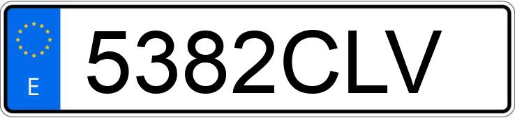 Numer rejestracyjny 5382CLV posiada AUDI A4