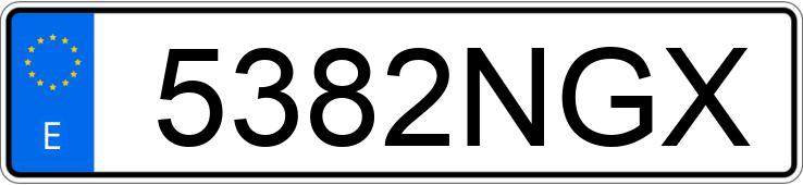 Numer rejestracyjny 5382NGX posiada TOYOTA COROLLA Numer rejestracyjny 5382NGX posiada TOYOTA COROLLA