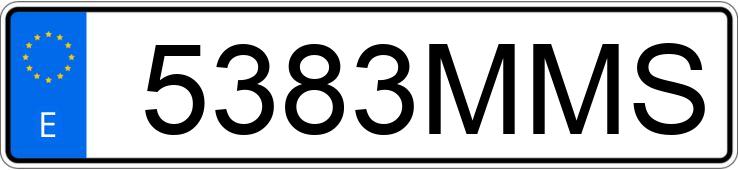 Numer rejestracyjny 5383MMS posiada MERCEDES GLC (254)