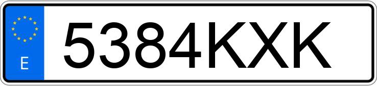 Numer rejestracyjny 5384KXK posiada FORD FOCUS Numer rejestracyjny 5384KXK posiada FORD FOCUS